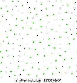 Light Green vector seamless cover with spots. Blurred bubbles on abstract background with colorful gradient. Trendy design for wallpaper, fabric makers.