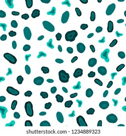 Light Green vector seamless cover with spots. Modern abstract illustration with colorful water drops. Trendy design for wallpaper, fabric makers.