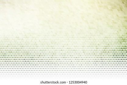 Light Green vector seamless cover in polygonal style. Modern abstract illustration with colorful triangles. Pattern for trendy fabric, wallpapers.