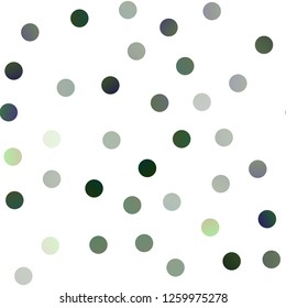 Light Green vector seamless cover with spots. Blurred decorative design in abstract style with bubbles. The pattern can be used for ads, leaflets of liquid.