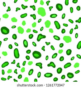 Light Green vector seamless cover with spots. Modern abstract illustration with colorful water drops. Template for business cards, websites.