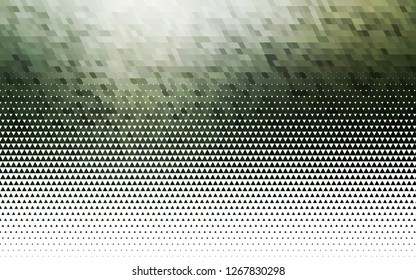 Light Green vector seamless cover in polygonal style. Modern abstract illustration with colorful triangles. Pattern for design of fabric, wallpapers.
