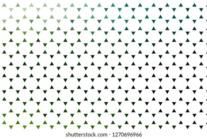 Light Green vector seamless cover in polygonal style. Modern abstract illustration with colorful triangles. Pattern for design of window blinds, curtains.