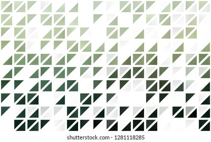 Light Green vector seamless cover in polygonal style. Modern abstract illustration with colorful triangles. Pattern for design of fabric, wallpapers.