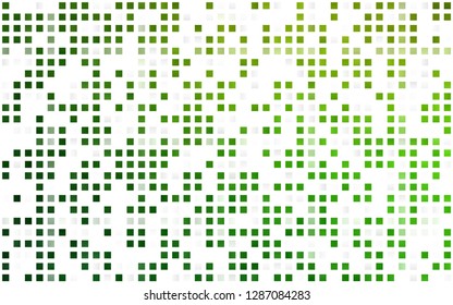 Light Green vector seamless cover in polygonal style. Modern abstract illustration with colorful rectangles. Pattern for design of window blinds, curtains.