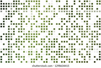 Light Green vector seamless cover in polygonal style. Glitter abstract illustration with rectangular shapes. Pattern for trendy fabric, wallpapers.
