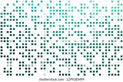 Light Green vector seamless cover in polygonal style. Decorative design in abstract style with rectangles. Template for business cards, websites.