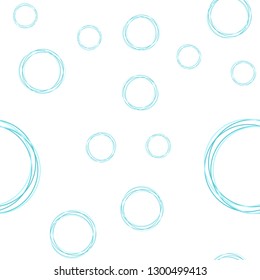 Light Green vector seamless cover with spots. Modern abstract illustration with colorful water drops. Texture for window blinds, curtains.