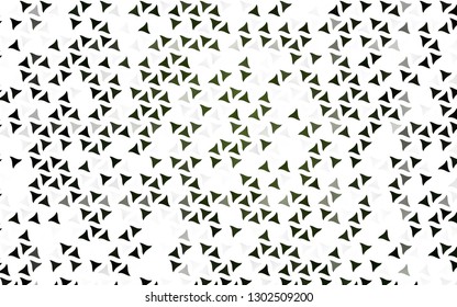 Light Green vector seamless cover in polygonal style. Triangles on abstract background with colorful gradient. Trendy design for wallpaper, fabric makers.