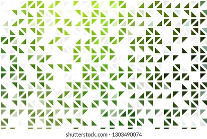 Light Green vector seamless cover in polygonal style. Modern abstract illustration with colorful triangles. Trendy design for wallpaper, fabric makers.
