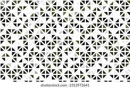 Cubierta transparente vectorial verde claro de estilo poligonal. Ilustración abstracta brillante con formas triangulares. Patrón para el diseño de tela, papel pintado.