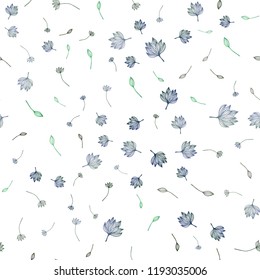 Light Green vector seamless doodle template. An elegant bright illustration with leaves in Natural style. Completely new design for your business.