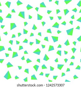 Light Green vector seamless, isometric layout with lines, triangles. Decorative design in abstract style with triangles. Texture for window blinds, curtains.