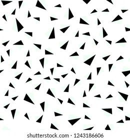 Light Green vector seamless, isometric backdrop with lines, triangles. Illustration with set of colorful triangles. Template for business cards, websites.