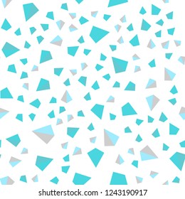 Light Green vector seamless, isometric texture with triangular style. Illustration with set of colorful triangles. Design for wallpaper, fabric makers.