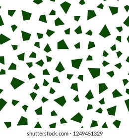 Light Green vector seamless, isometric layout with lines, triangles. Illustration with set of colorful triangles. Design for textile, fabric, wallpapers.
