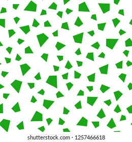 Light Green vector seamless, isometric layout with lines, triangles. Glitter abstract illustration with triangular shapes. Pattern for trendy fabric, wallpapers.