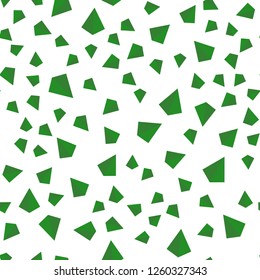 Light Green vector seamless, isometric cover with polygonal style. Triangles on abstract background with colorful gradient. Texture for window blinds, curtains.