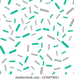 Light Green vector seamless, isometric background with straight lines. Colorful shining illustration with lines on abstract template. Texture for window blinds, curtains.