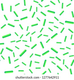 Light Green vector seamless, isometric background with straight lines. Blurred decorative design in simple style with lines. Pattern for design of fabric, wallpapers.