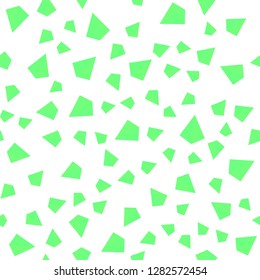 Light Green vector seamless, isometric background with triangles. Beautiful illustration with triangles in nature style. Design for wallpaper, fabric makers.