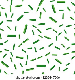 Light Green vector seamless, isometric pattern with sharp lines. Modern geometrical abstract illustration with Lines. Pattern for design of fabric, wallpapers.