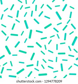 Light Green vector seamless, isometric texture with colored lines. Glitter abstract illustration with colorful sticks. Design for textile, fabric, wallpapers.