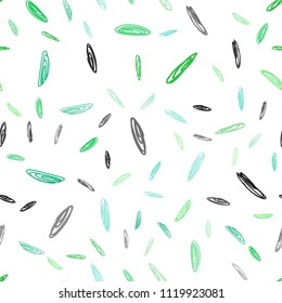 Light Green vector seamless layout with circle shapes. Modern abstract illustration with colorful water drops. Pattern can be used as texture of wallpapers.