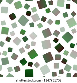 Light Green vector seamless layout with lines, rectangles. Modern abstract illustration with colorful rectangles. Smart design for your business advert.