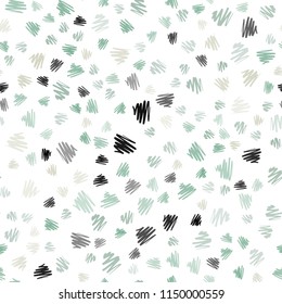 Light Green vector seamless layout with flat lines. Glitter abstract illustration with colored sticks. Pattern for ads, posters, banners.