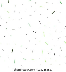 Light Green vector seamless layout with flat lines. Blurred decorative design in simple style with lines. The template can be used as a background.