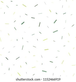 Light Green vector seamless layout with flat lines. Modern geometrical abstract illustration with staves. The template can be used as a background.