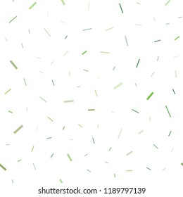 Light Green vector seamless layout with flat lines. Modern geometrical abstract illustration with staves. Smart design for your business advert.