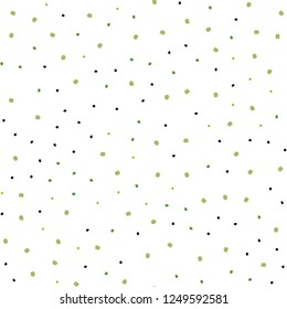 Light Green vector seamless layout with circle shapes. Blurred decorative design in abstract style with bubbles. Trendy design for wallpaper, fabric makers.