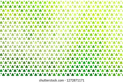 Light Green vector seamless layout with lines, triangles. Illustration with set of colorful triangles. Template for business cards, websites.