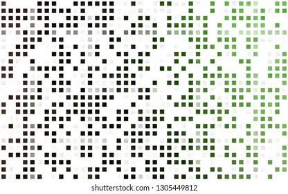 Light Green vector seamless layout with lines, rectangles. Beautiful illustration with rectangles and squares. Trendy design for wallpaper, fabric makers.