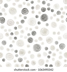 Light Green vector seamless natural abstract background. An elegant bright illustration with flowers in Natural style. Elegant pattern for a brand book.