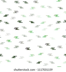 Light Green vector seamless pattern with narrow lines. Blurred decorative design in simple style with lines. The pattern can be used for busines ad, booklets, leaflets