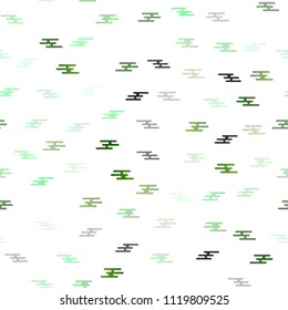 Light Green vector seamless pattern with narrow lines. Shining colored illustration with narrow lines. Smart design for your business advert.