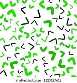 Light Green vector seamless  pattern with curved circles. An elegant bright illustration with gradient. The elegant pattern for brand book.