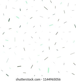 Light Green vector seamless pattern with narrow lines. Decorative shining illustration with lines on abstract template. Best design for your ad, poster, banner.