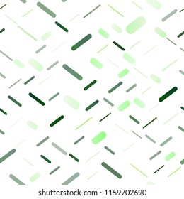 Light Green vector seamless pattern with narrow lines. Decorative shining illustration with lines on abstract template. Smart design for your business advert.