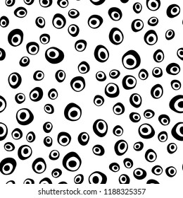 Light Green vector seamless pattern with spheres. Colorful illustration with blurred circles in nature style. Trendy design for wallpaper, fabric makers.