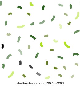Light Green vector seamless pattern with lava shapes. Geometric illustration in marble style with gradient.  A completely new memphis design for your business.