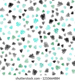 Light Green vector seamless pattern with sharp lines. Decorative shining illustration with lines on abstract template. Smart design for your business advert.