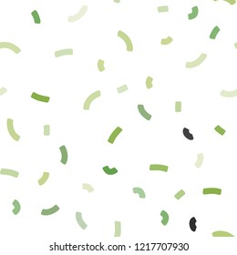 Light Green vector seamless pattern with lamp shapes. Blurred geometric sample with gradient bubbles.  Marble style for your business design.