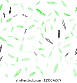 Light Green vector seamless pattern with spheres. Modern abstract illustration with colorful water drops. Beautiful design for your business advert.