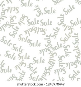 Light Green vector seamless pattern with 70, 90 percentage signs. Illustration with signs of sales on abstract template. Backdrop for ads, leaflets of Black Friday.