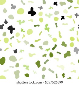 Light Green vector seamless template with bent ribbons. Geometric illustration in marble style with gradient.  A completely new memphis design for your business.