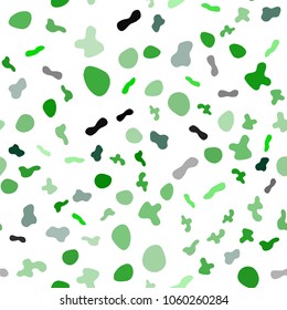 Light Green vector seamless template with liquid shapes. Modern gradient abstract illustration with bandy lines. Brand-new design for your ads, poster, banner.